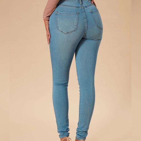 Fashion Nova Denim - Fashion Nova Light Blue Jeans